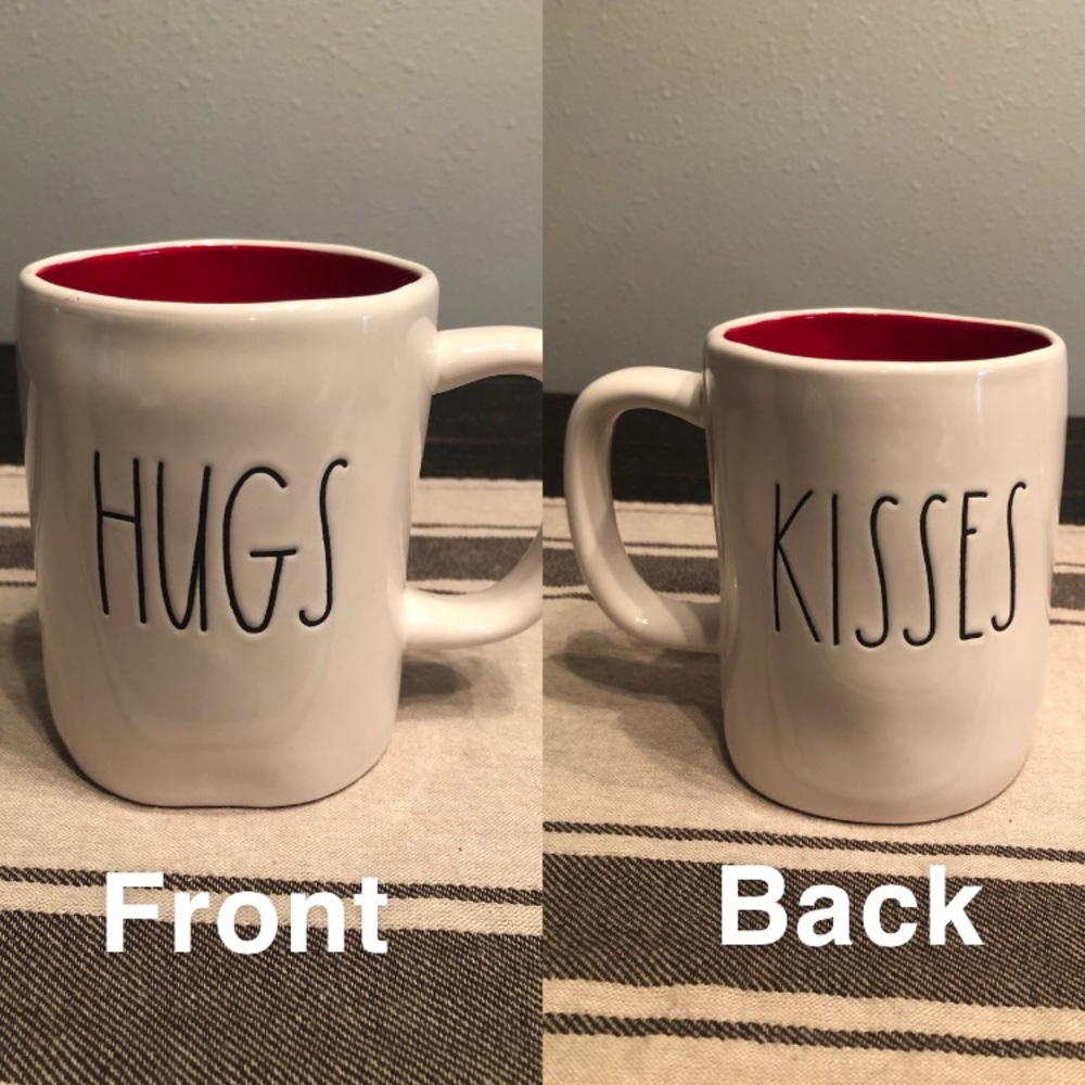 Rae Dunn Hugs/Kisses mug